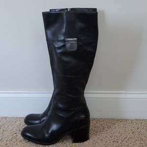 Black Franco Sarto Boots, size 9